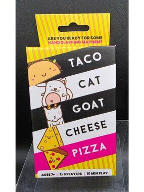 Taco Cat Goat Cheese Pizza Party Card Game Fun For All Ages Boxed